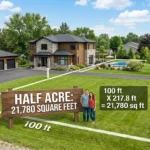 How Many Feet in a Half Acre?