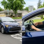 Infographic is showing that How Many Feet Before Turn Signal in California?