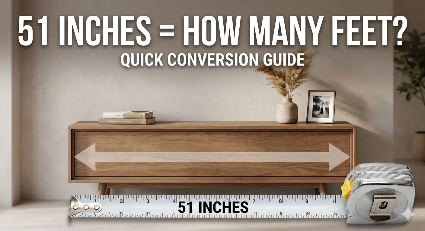 51 Inches Is How Many Feet?