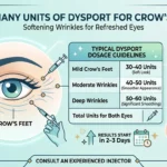 How Many Units of Dysport for Crow’s Feet?