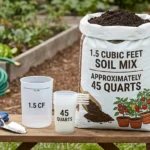 How Many Quarts Is 1.5 Cubic Feet of Soil?