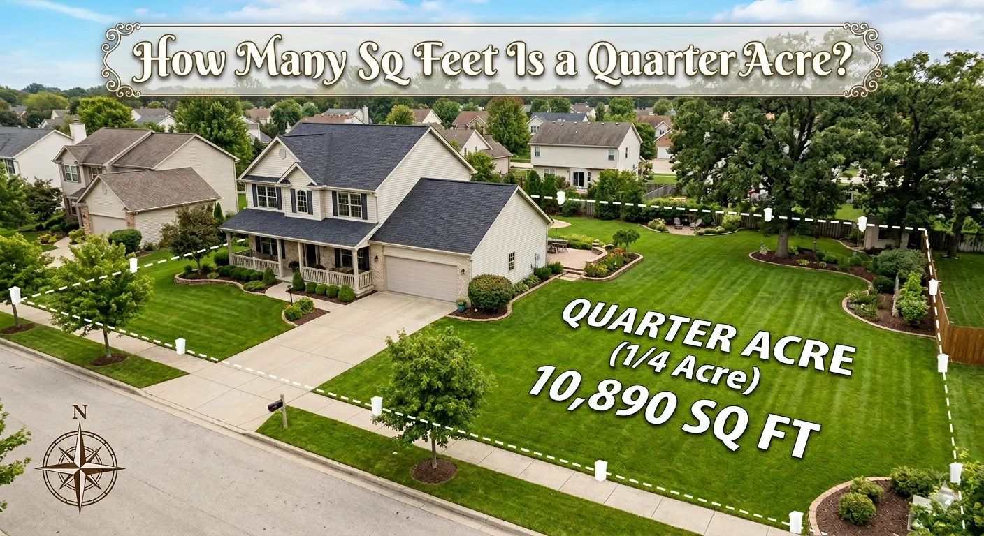 How Many Sq Feet Is a Quarter Acre?
