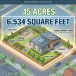 Infographic is saying that How Many Square Feet Is 16x20? Easy Size Guide