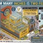 infographic is showing that How Many Inches Is Two Feet?