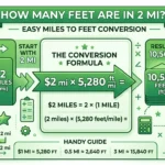 Infographic is showing that How Many Miles in a Feet? Easy Feet to Miles Conversion